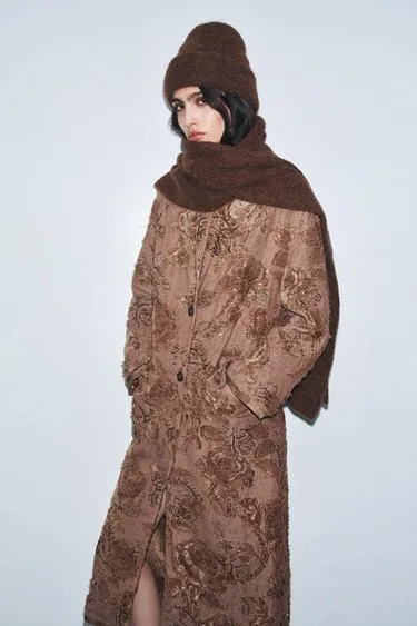 Однотонный трикотажный шарф