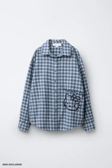 Рубашка в клетку HELLO KITTY © SANRIO- Заказать в России