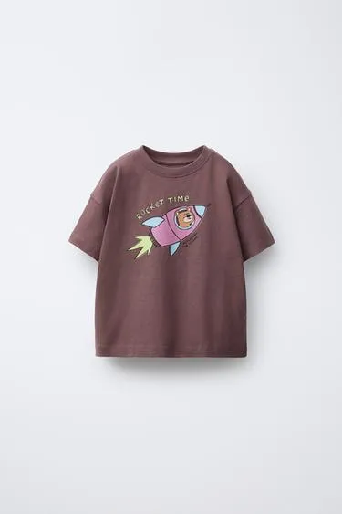 Футболка с анималистическим принтом- Заказать в России