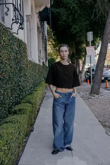 Укороченный кардиган