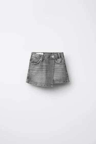 Юбка-шорты с заклепками- Заказать в России