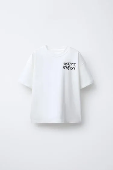 Футболка с принтом граффити