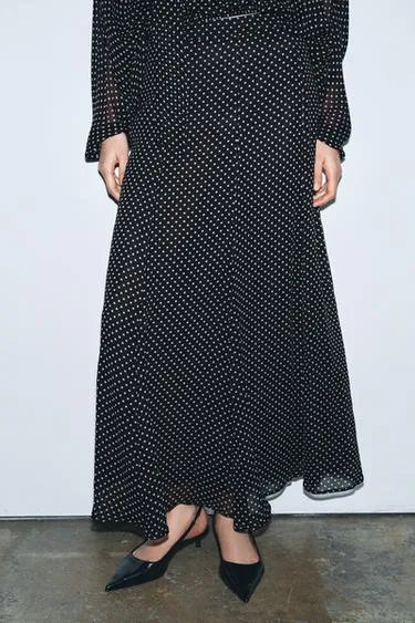 Длинная юбка в горошек — ZW COLLECTION- Заказать в России