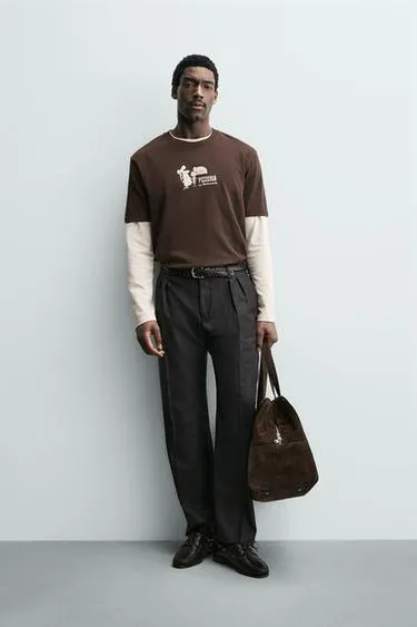 Футболка с принтом PIZZERIA LA MONTECARLO