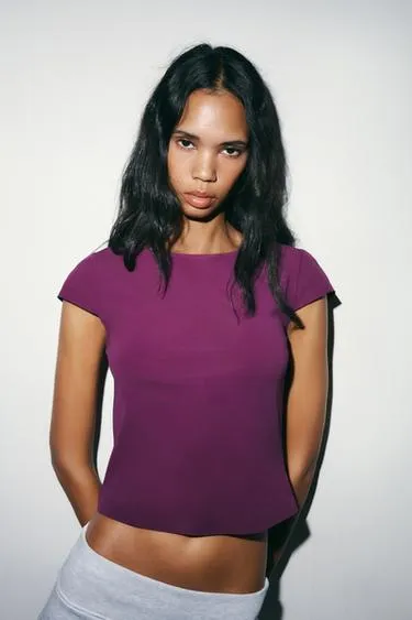 Футболка с короткими рукавами из INTERLOCK