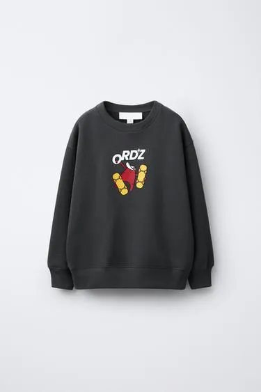 Толстовка с принтом «скейт»