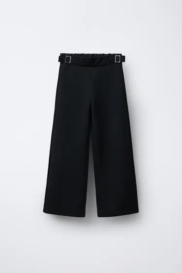 Брюки костюмные с пряжками- Заказать в России