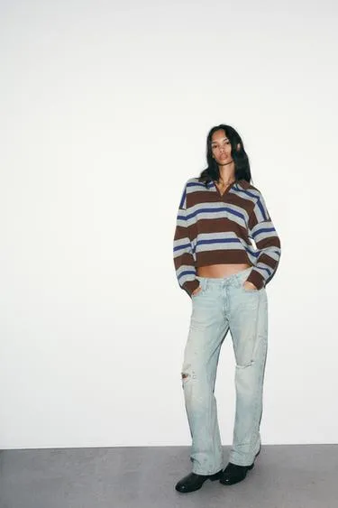 Поло в полоску