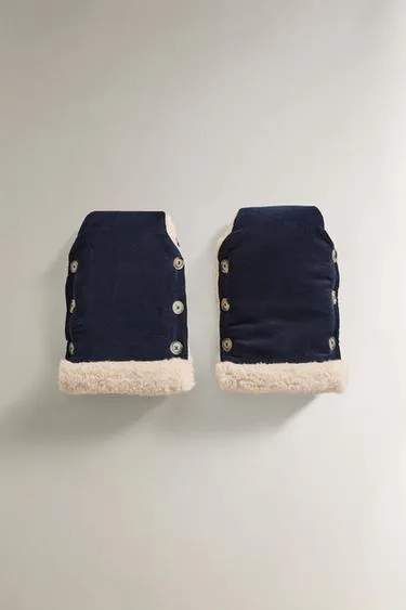 Вельветовые детские перчатки для коляски- Заказать в России