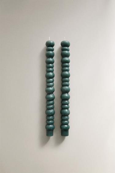 Zara Набор декоративных волнистых свечей (набор из 2 шт.)