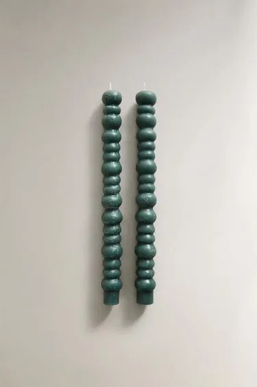 Набор декоративных волнистых свечей (набор из 2 шт.)- Заказать в России