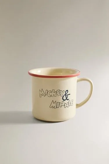 Детская керамическая кружка с микки и минни маус ©DISNEY