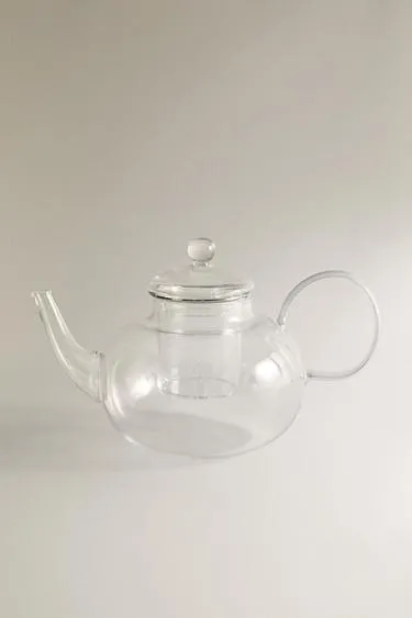 Чайник с внутренним заварником из боросиликатного стекла