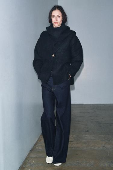 Zara Джинсы WIDE LEG с высокой посадкой — ZW COLLECTION