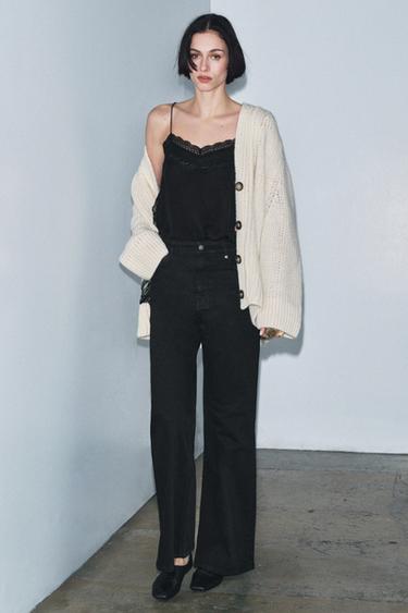 Zara Джинсы WIDE LEG с высокой посадкой — ZW COLLECTION