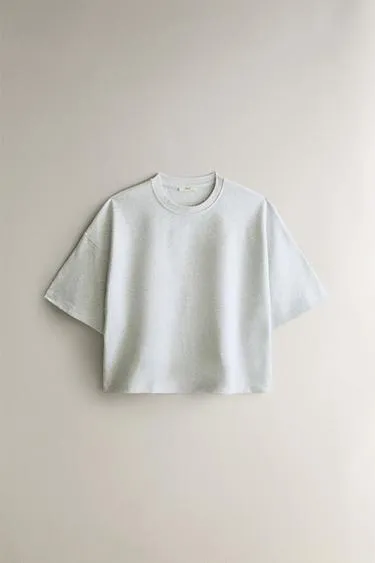 Футболка из хлопка с короткими рукавами- Заказать в России