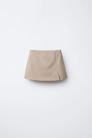 Юбка-шорты с разрезом- Заказать в России