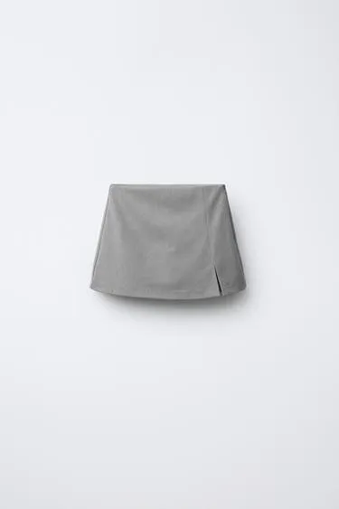 Юбка-шорты с разрезом