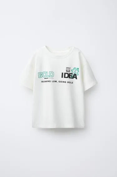 Футболка с текстом граффити