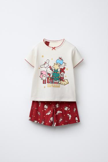 Zara 2-6 лет/пижама с принтом HELLO KITTY AND FRIENDS © SANRIO