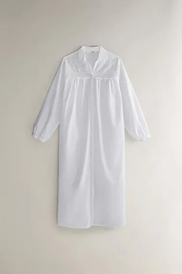 Ночная сорочка с длинным рукавом- Заказать в России