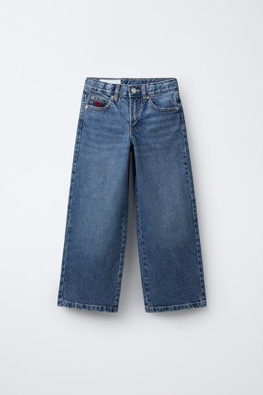 Zara Прямые джинсы HELLO KITTY © SANRIO