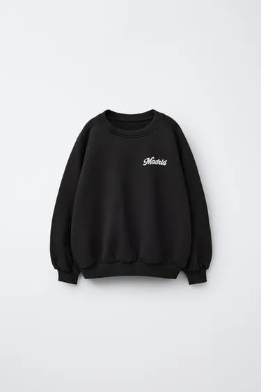 Толстовка с принтом «город мадрид»- Заказать в России