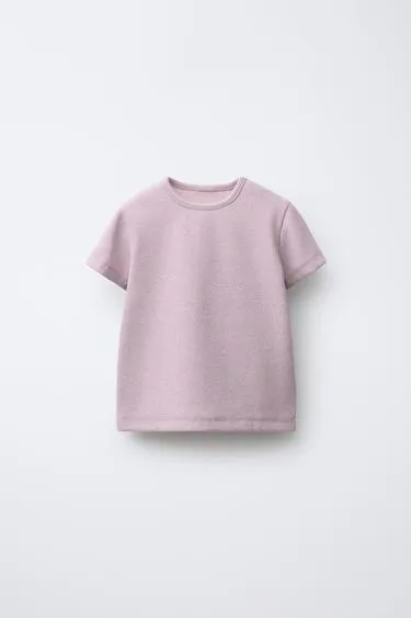 Футболка в рубчик с блестками- Заказать в России