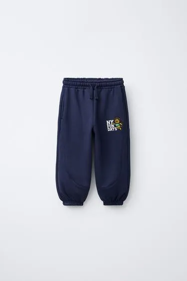 Брюки-джоггеры с вышивкой «лев»- Заказать в России