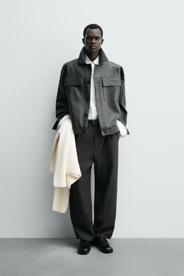 Zara Куртка из искусственной кожи