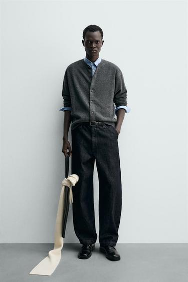 Zara Кардиган RELAXED FIT из смесовой шерсти