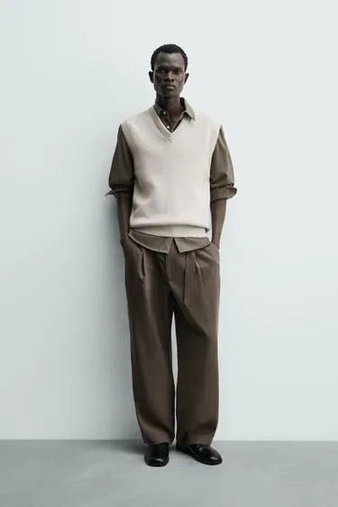 Струящиеся брюки с ремнем