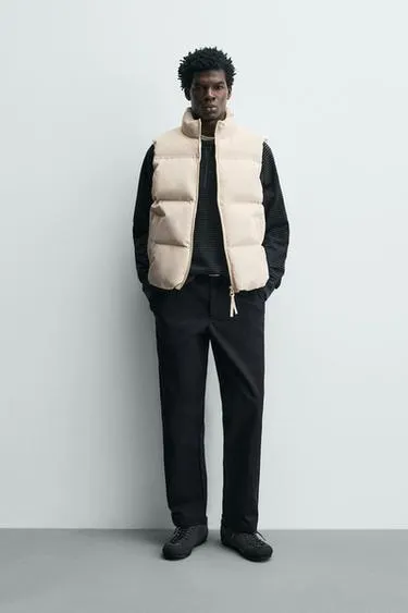 Стеганый жилет классического кроя- Заказать в России