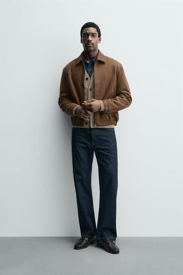 Zara Куртка из искусственной замши