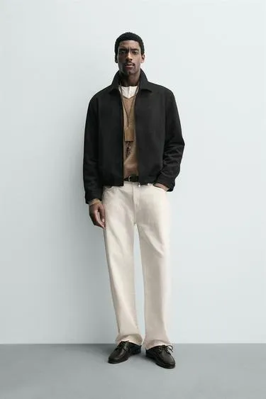 Куртка из искусственной замши