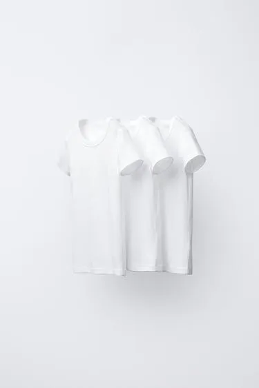 Набор из трех футболок с короткими рукавами