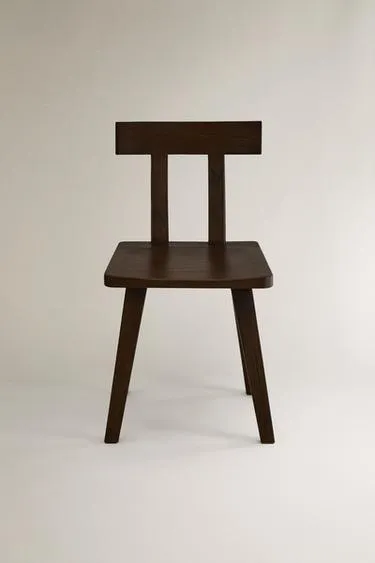 Деревянный стул с спинкой- Заказать в России