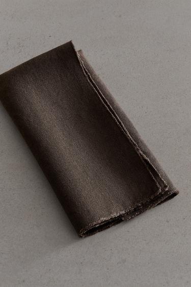 Zara Салфетка 01 из мятого льна