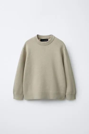Plain knit jumper- Заказать в России
