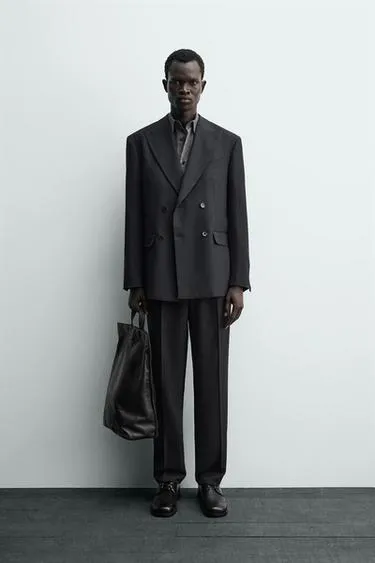 Двубортный костюмный блейзер