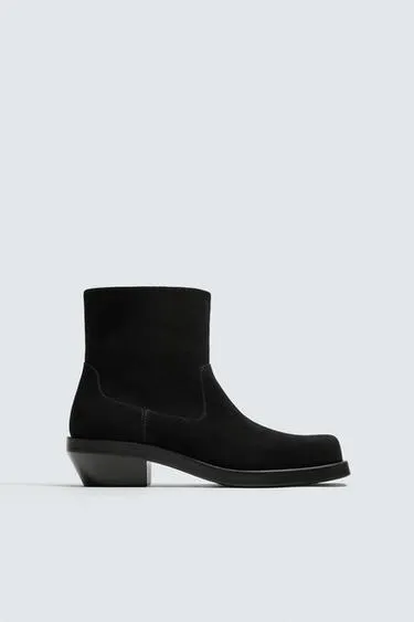 Leather cowboy boots- Заказать в России