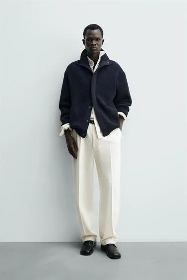 Кардиган платочной вязки- Заказать в России