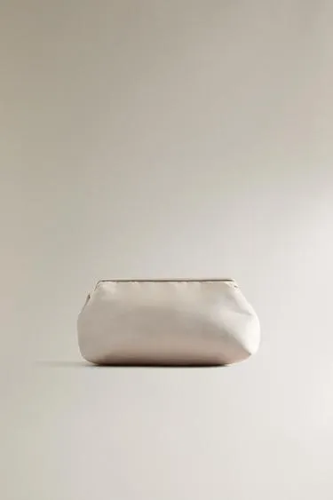 Сумка для косметики из атласа