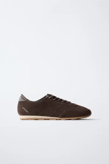 Кожаные кроссовки- Заказать в России