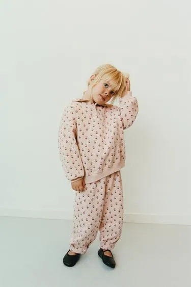 Толстовка поло цветы