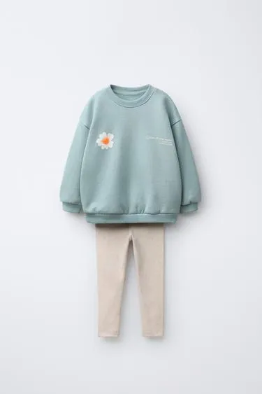 Комплект из толстовки и легинсов- Заказать в России