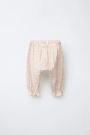 Floral textured joggers- Заказать в России