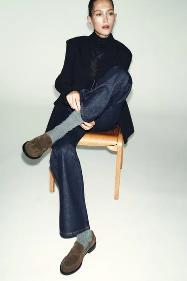 Замшевые лоферы- Заказать в России