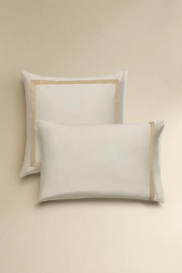 Наволочка из сатина с оборкой (300 нитей)- Заказать в России