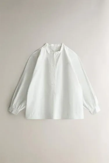 Рубашка из хлопка с вышивкой